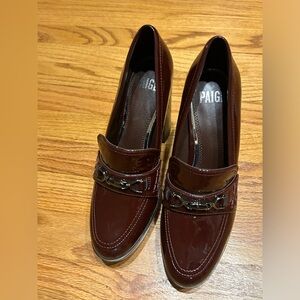 PAIGE Burgundy Loafers